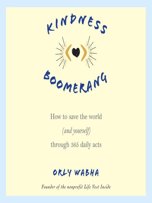 Title details for Kindness Boomerang by Orly Wahba - Available